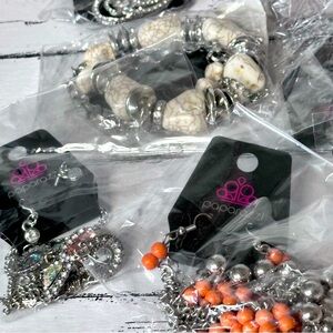 NEW 12 Piece Lot Paparazzi Jewelry Lot Bundle Necklaces, earring and bracelet